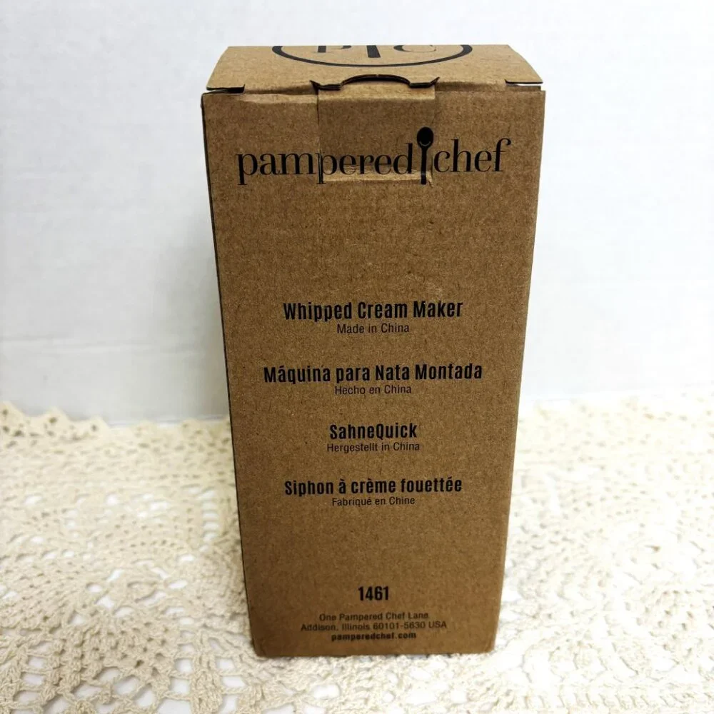 Pampered Chef Handheld Whipped Cream Maker #1461
